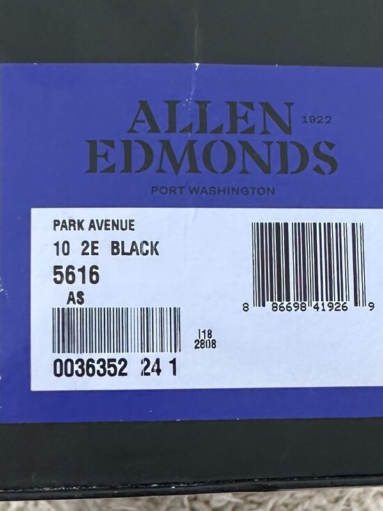Allen Edmonds Park Avenue Cap-toe Oxford Dress Shoe main image 8